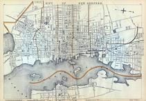 New Bedford, Acushnet River, Massachusetts State Atlas 1909
